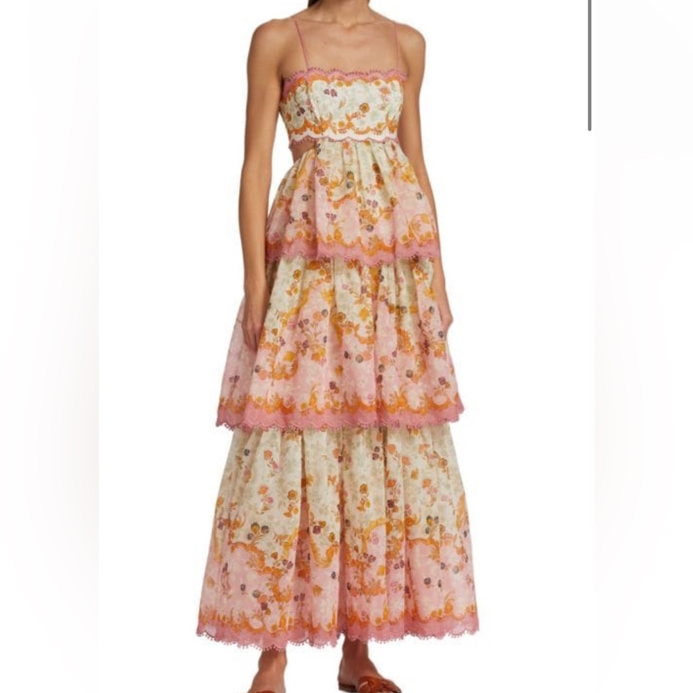 Zimmermann Laurel Tiered Maxi Dress